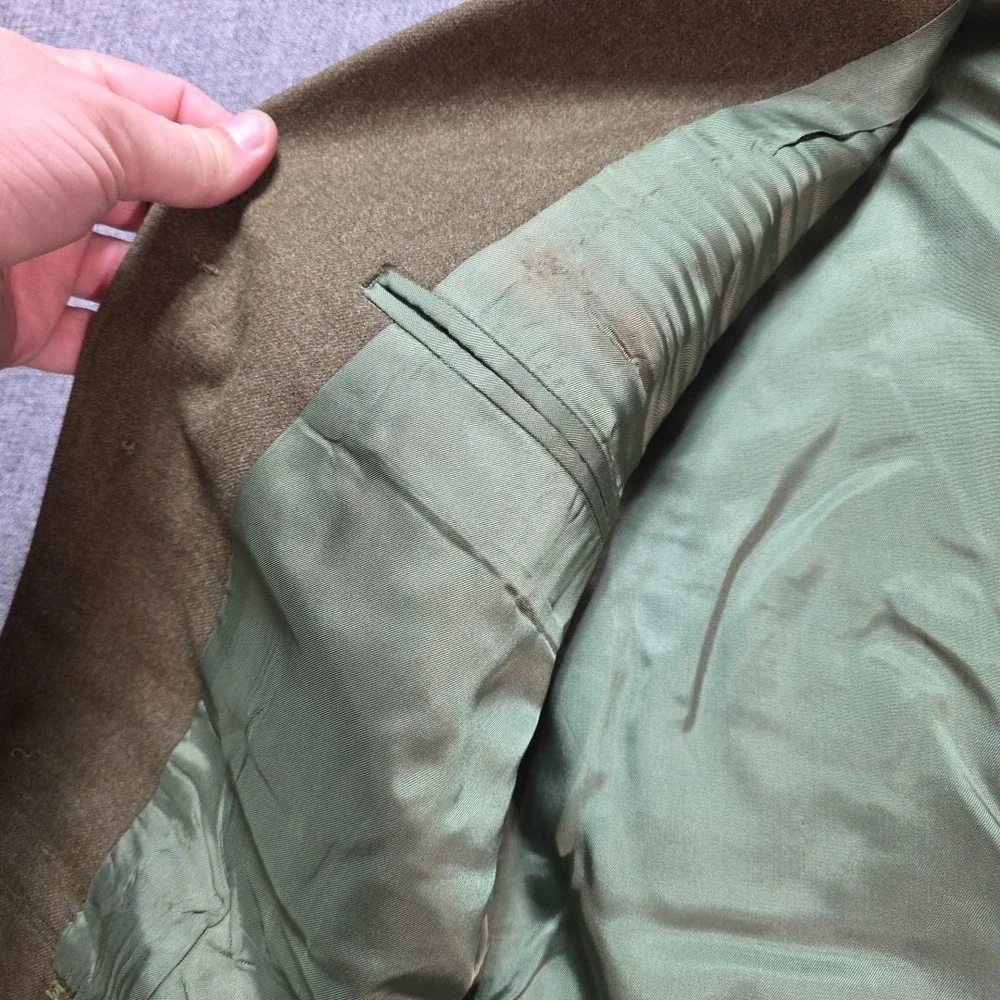 Vintage WW2 US Army 1944 Ike Military Jacket Field Jacket 38R Wool 7th Patch